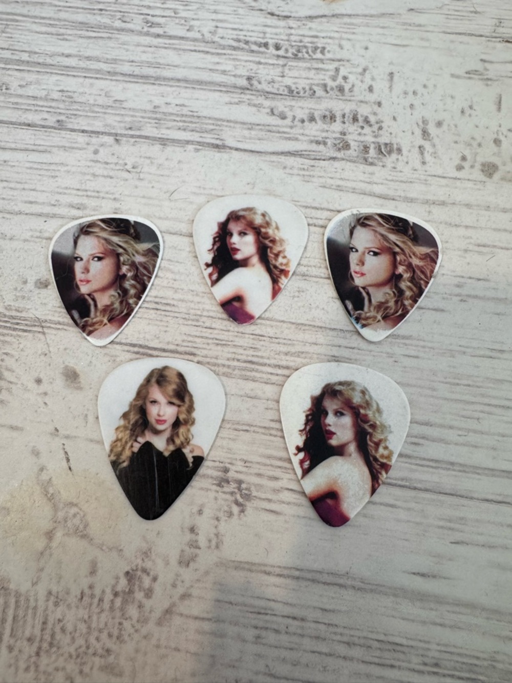 Set of 5 Photo Guitar Picks Taylor Swift